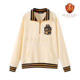 Alpha Neutral Quarter Zip Sweatshirt