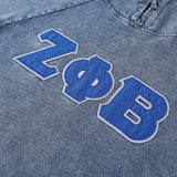 Zeta Denim Hoodie Dress With Pockets