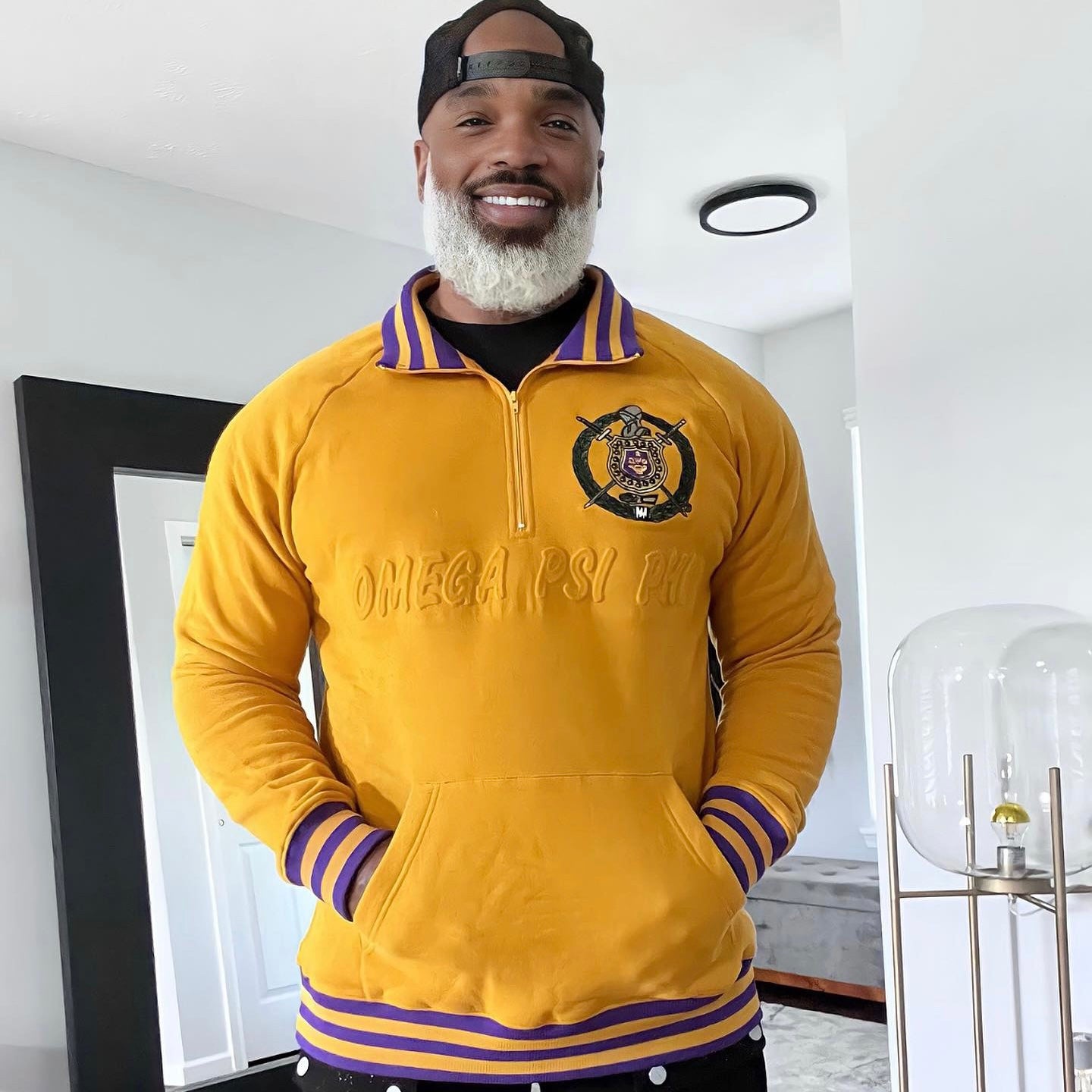 Yellow quarter sale zip sweatshirt