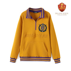 Omega Gold Quarter Zip Sweatshirt