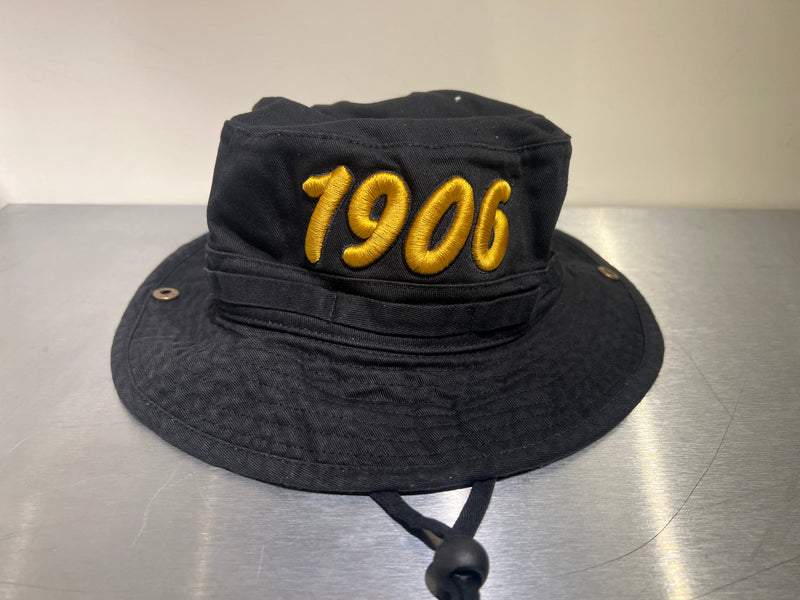 Alpha 1906 Black/Gold Boonie Hat