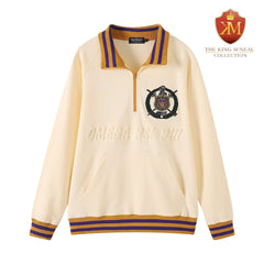 Omega Neutral Quarter Zip Sweatshirt
