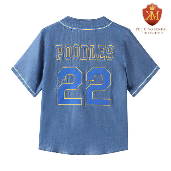 SGRho Denim Baseball Jersey