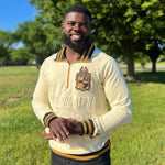 Alpha Neutral Quarter Zip Sweatshirt