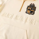 Alpha Neutral Quarter Zip Sweatshirt