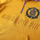 Omega Gold Quarter Zip Sweatshirt