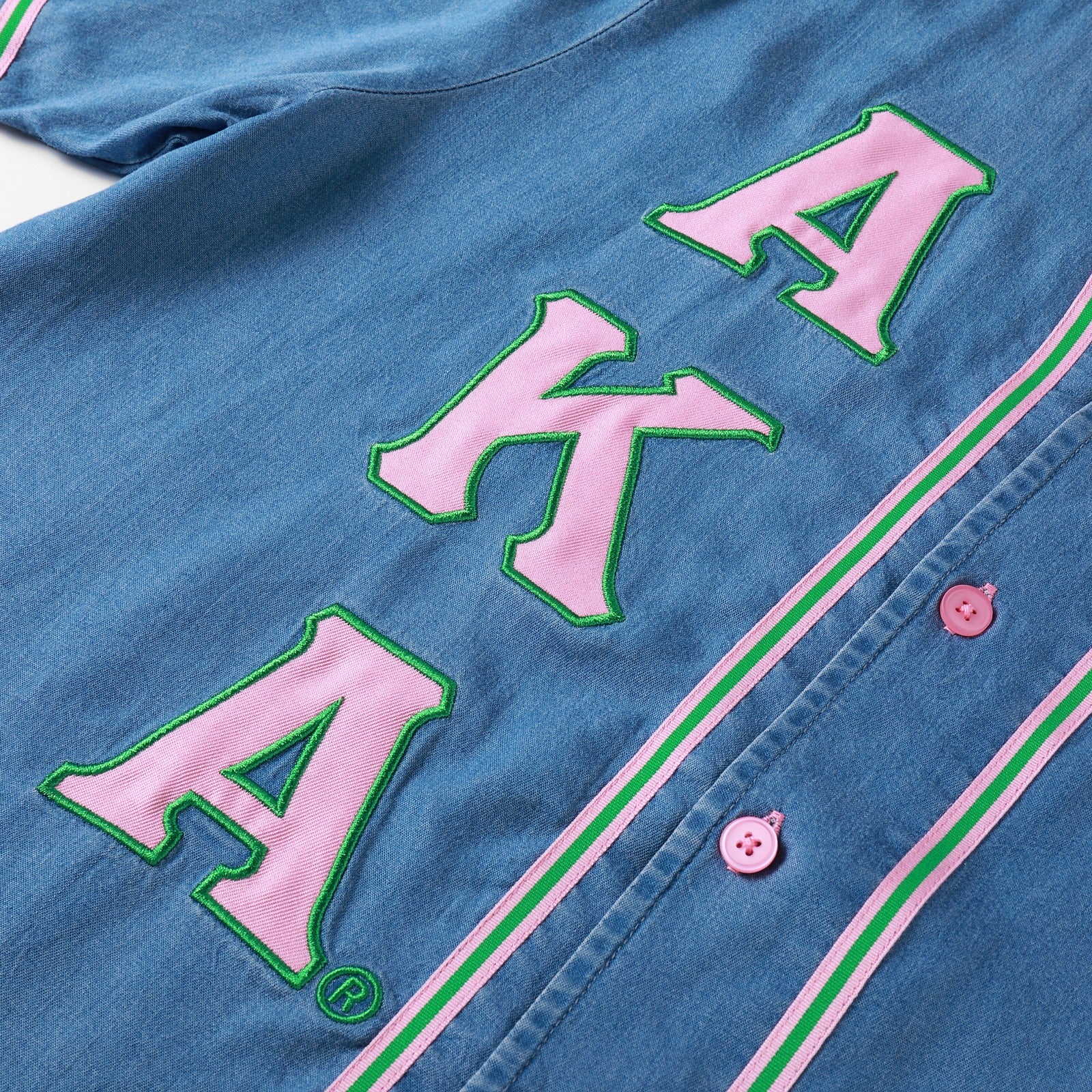 AKA Denim Baseball Jersey