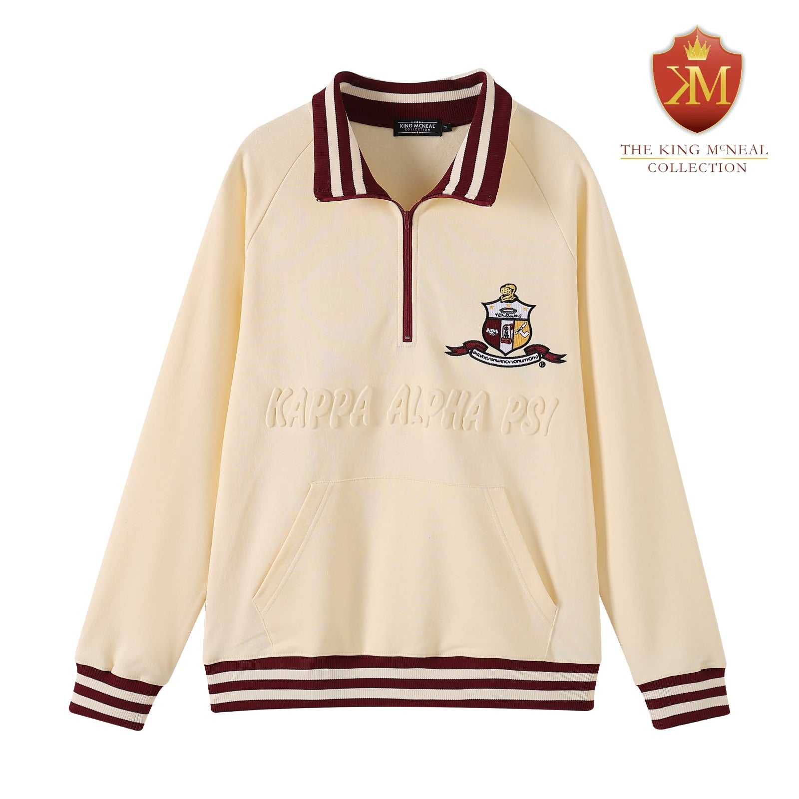 Kappa Kream Quarter Zip Sweatshirt