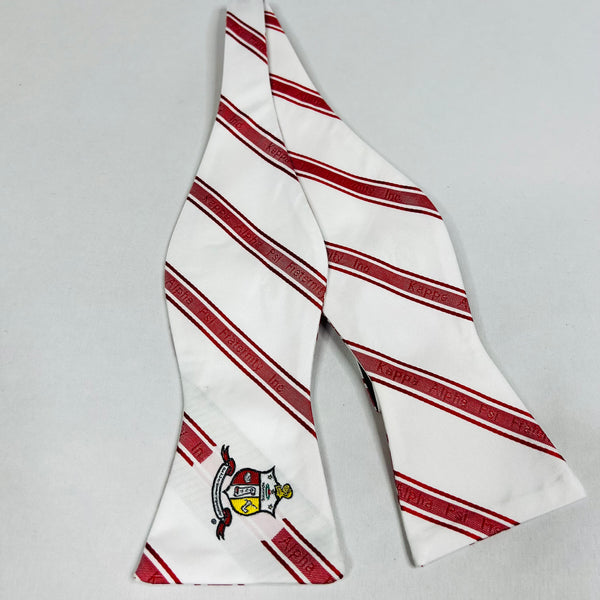 Kappa White Monogram BowTie