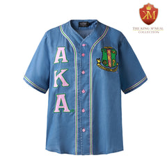 AKA Denim Baseball Jersey