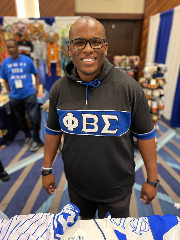 Phi Beta Sigma Black SS Hoodie