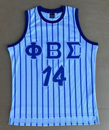 Sigma Pinstripe Basketball Jersey