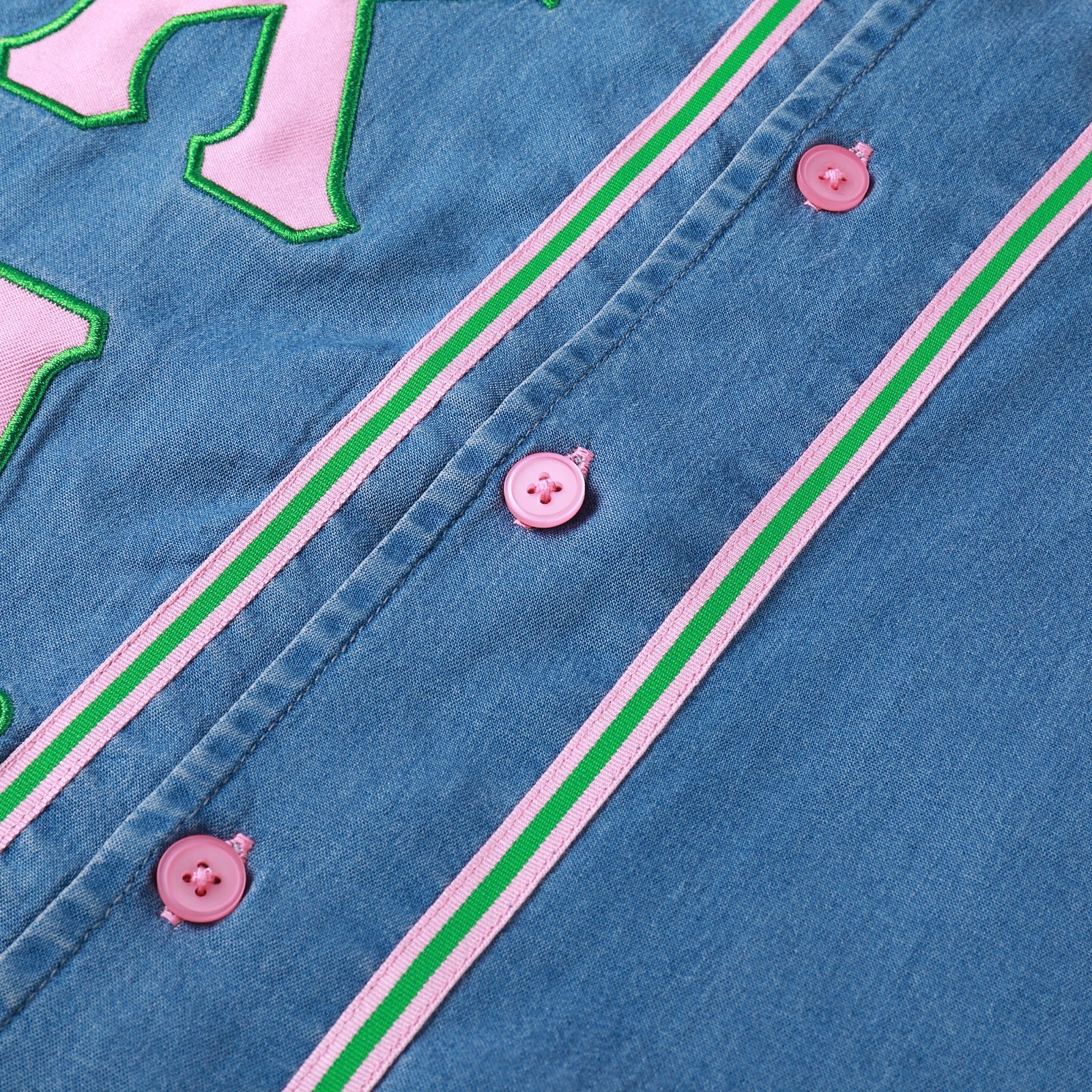 AKA Denim Baseball Jersey