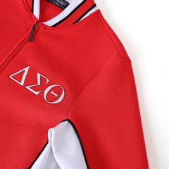 Delta Red Air Tech Fleece Warm Up Jacket