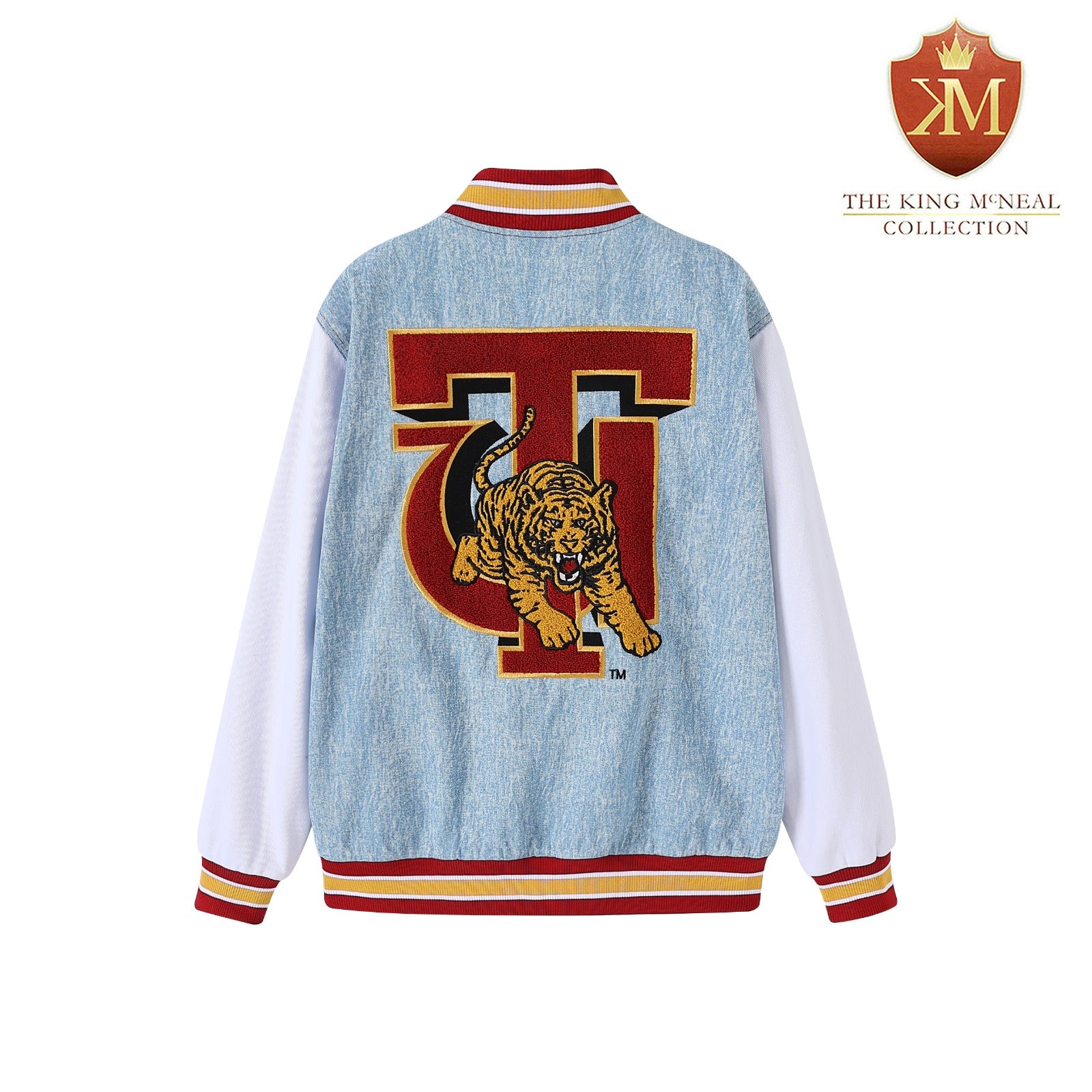 Tuskegee University Denim Bomber Jacket