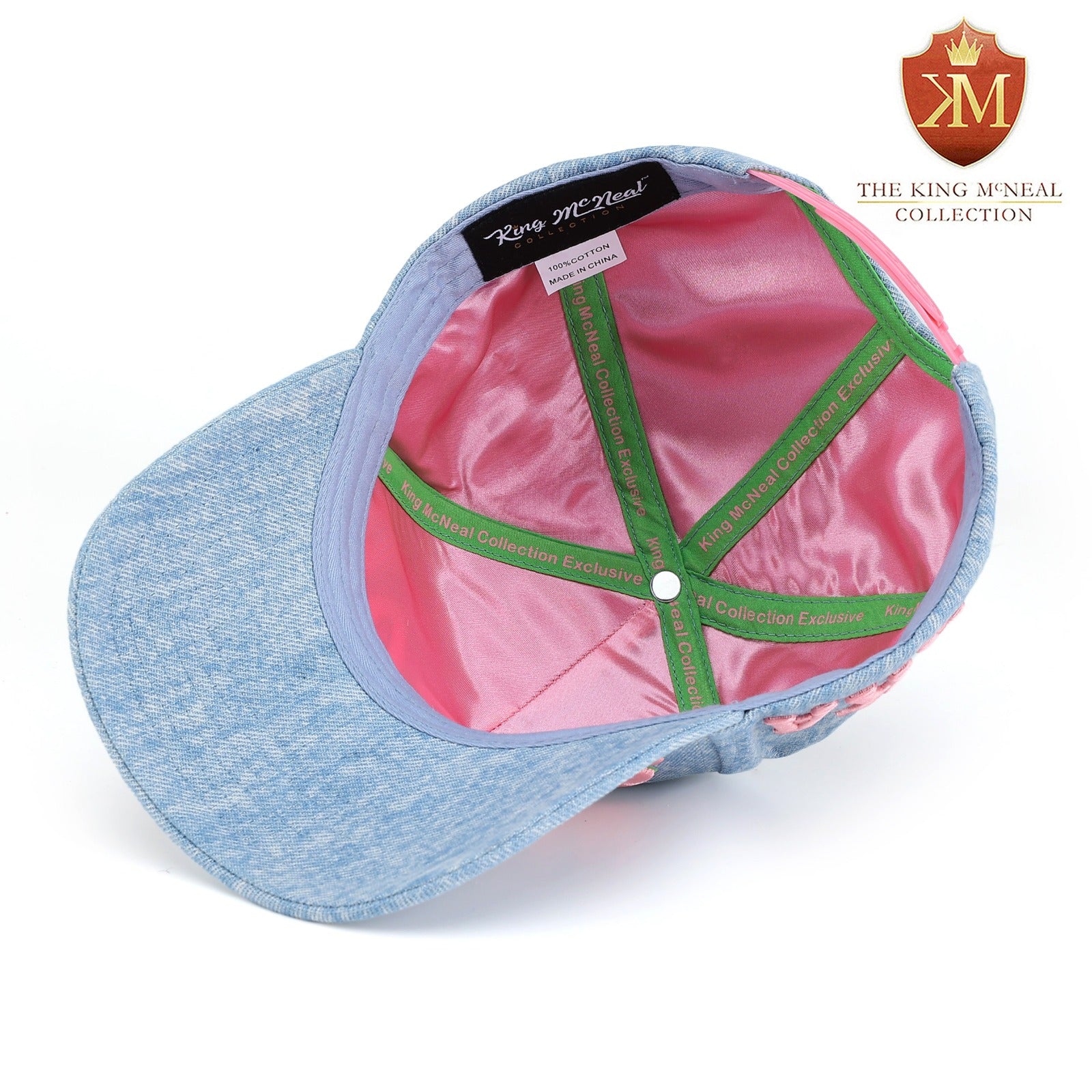 AKA Light Denim Soror Snapback Hat