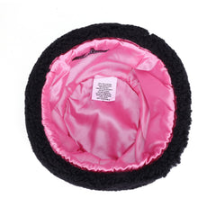 AKA Black Sherpa Beanie Hat