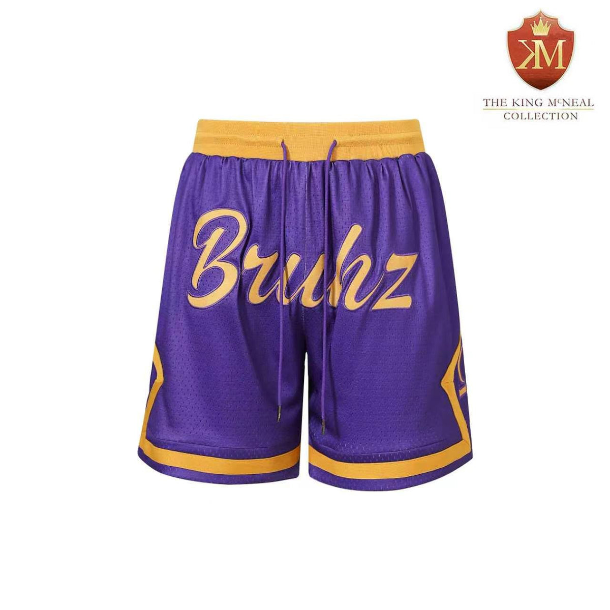 Omega Purple Heavy Mesh Basketball Shorts