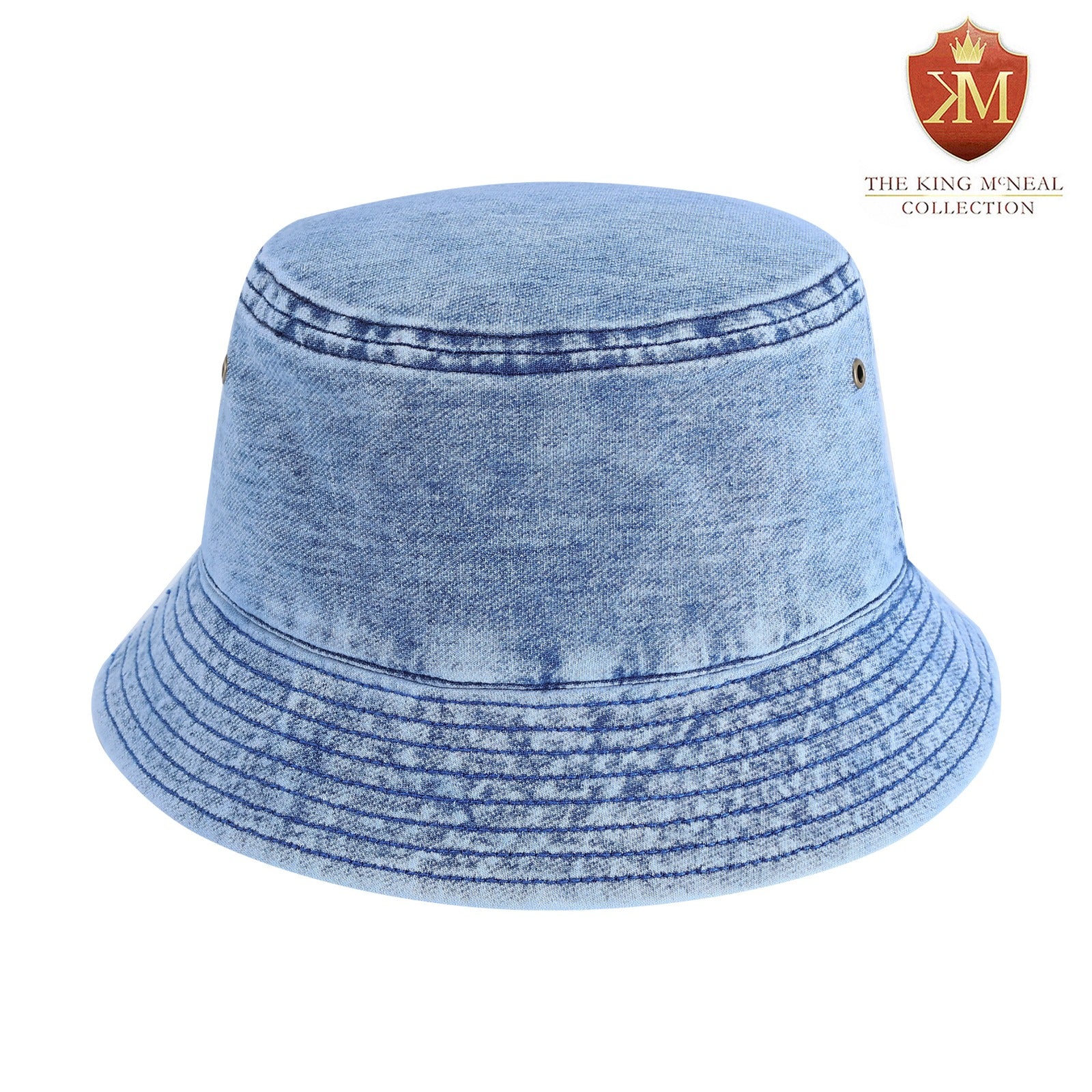 Denim Zeta Phi Beta Bucket Hat – The King McNeal Collection