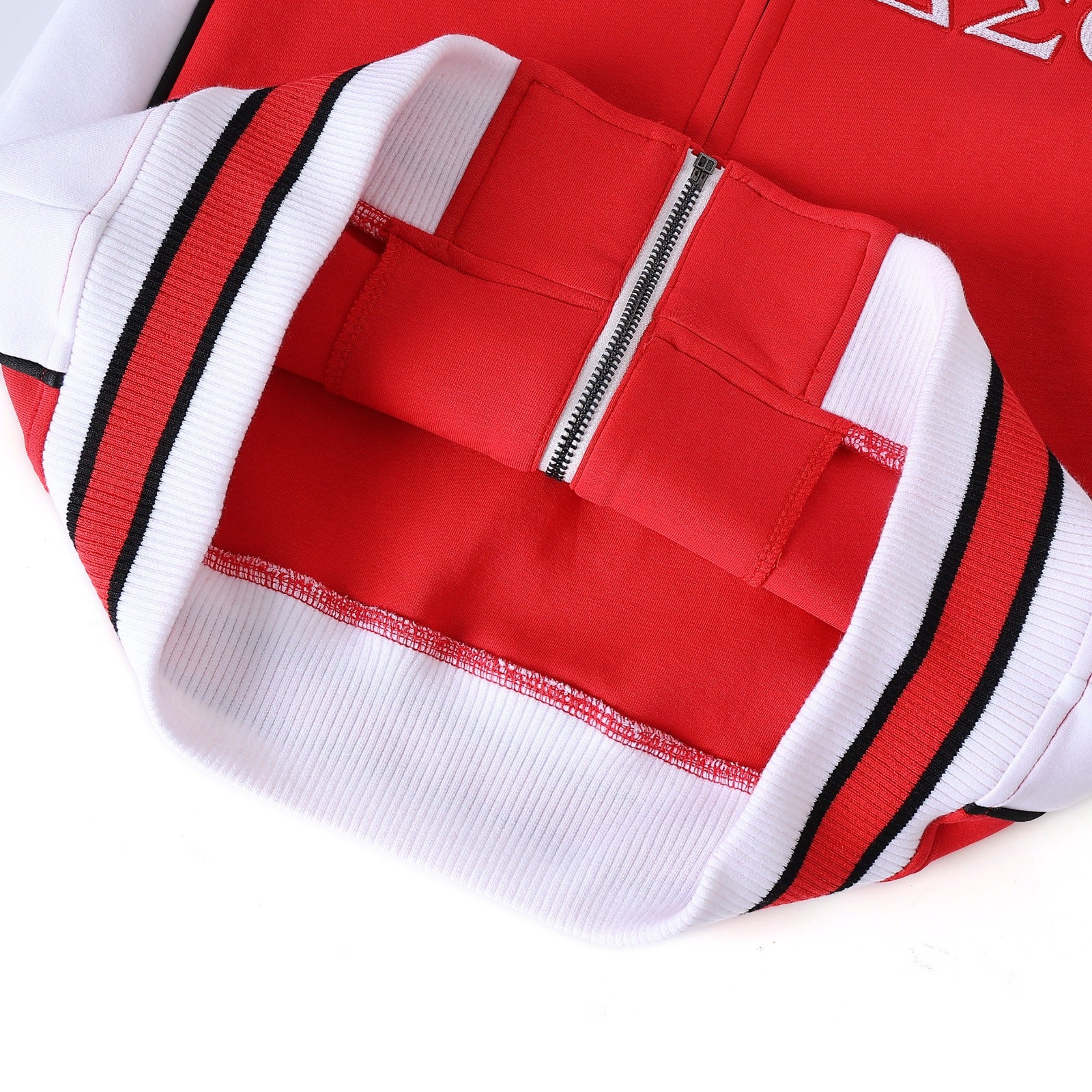 Delta Red Air Tech Fleece Warm Up Jacket