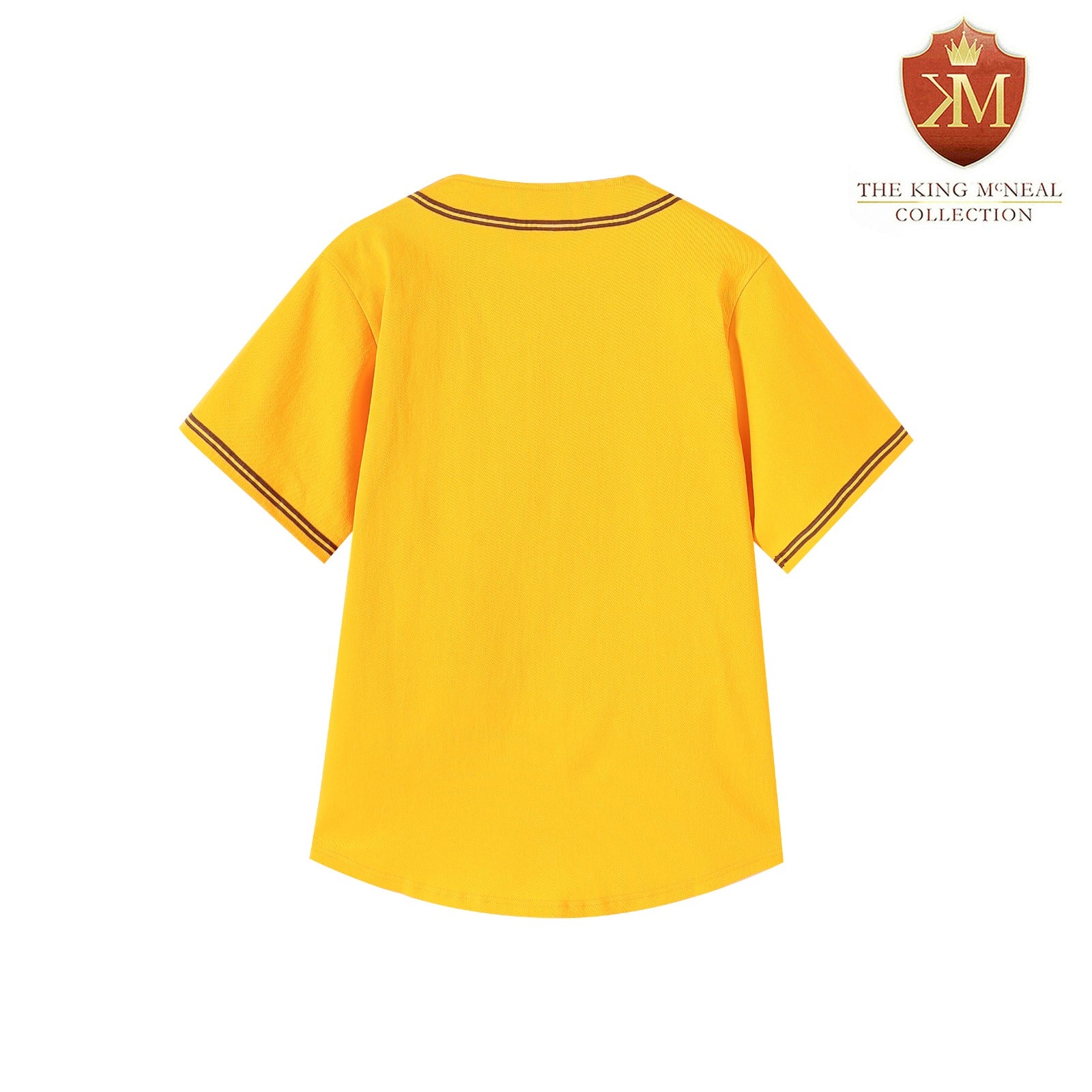 Iota Gold Button-Up Baseball Jersey