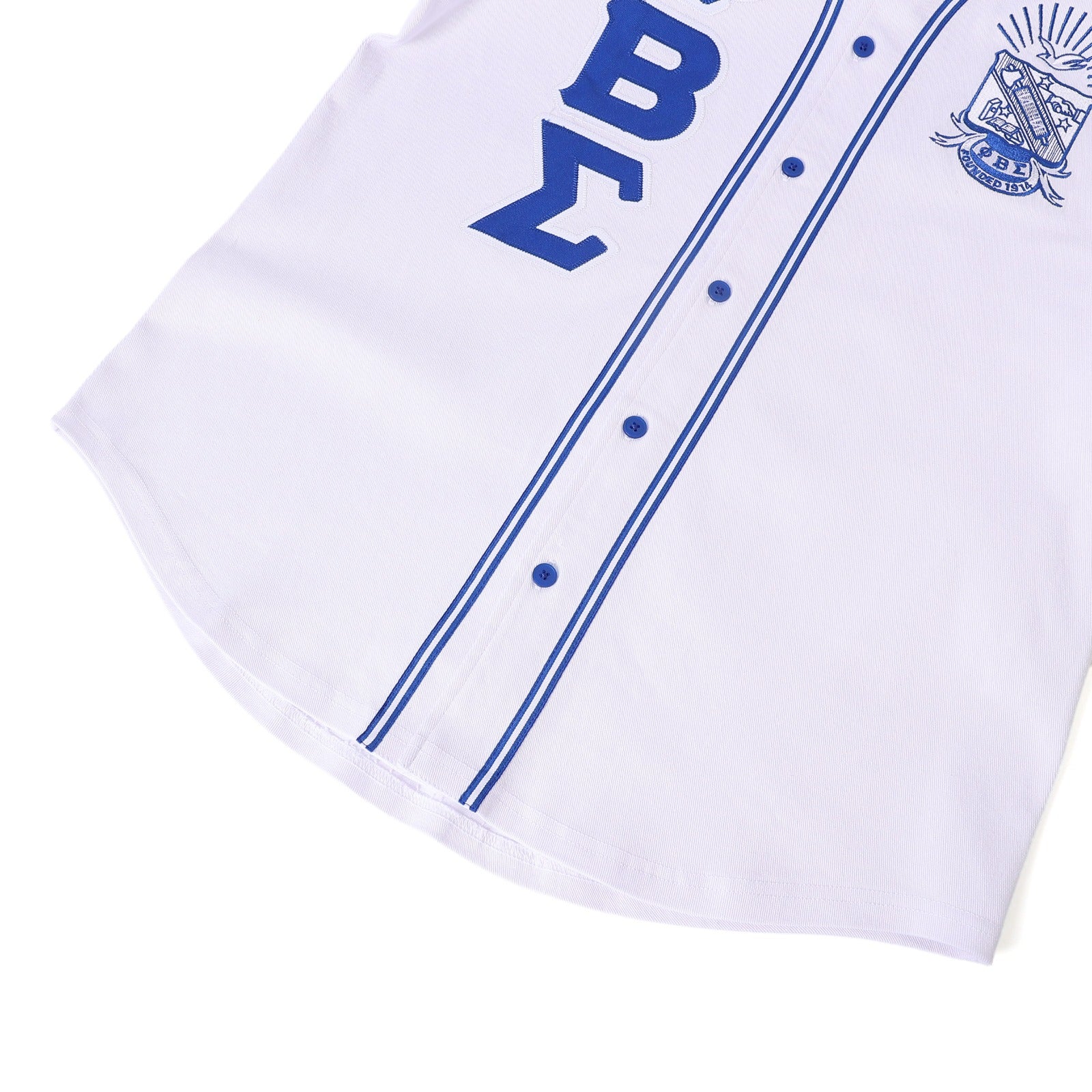 Sigma White Baseball Jersey