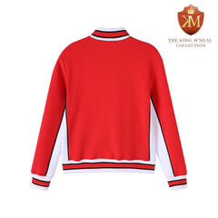 Delta Red Air Tech Fleece Warm Up Jacket