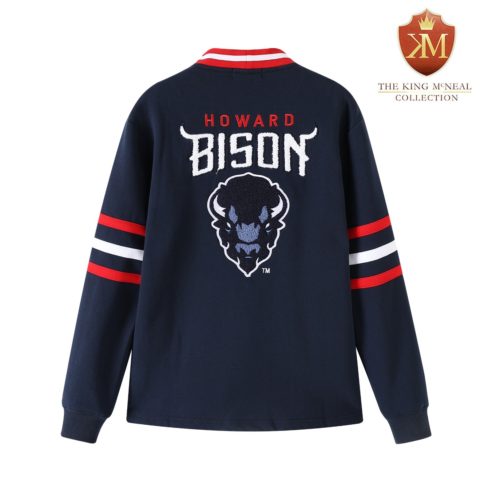 Howard University Blue Fleece Cardigan