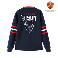 Howard University Blue Fleece Cardigan