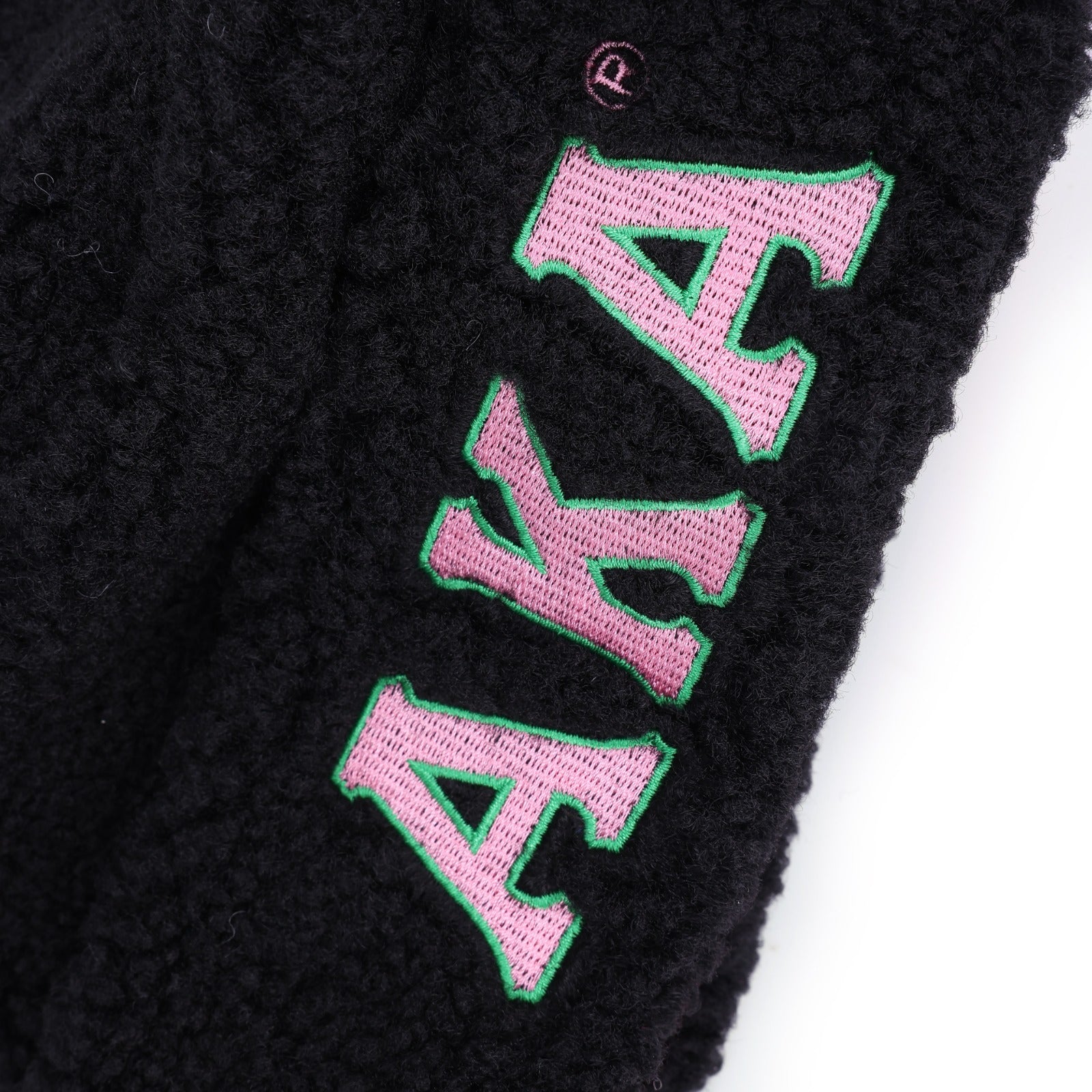 AKA Black Sherpa Beanie Hat