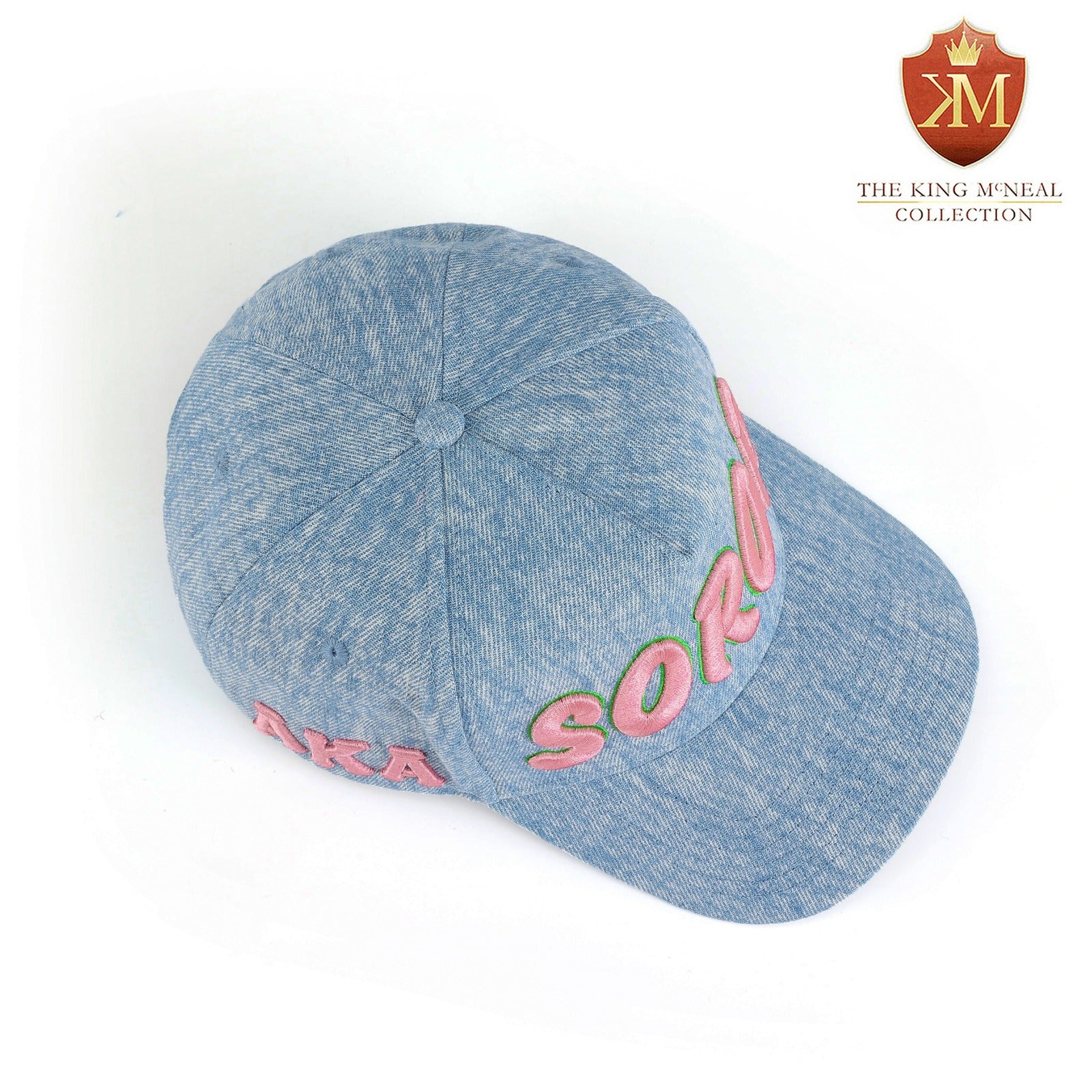 AKA Light Denim Soror Snapback Hat