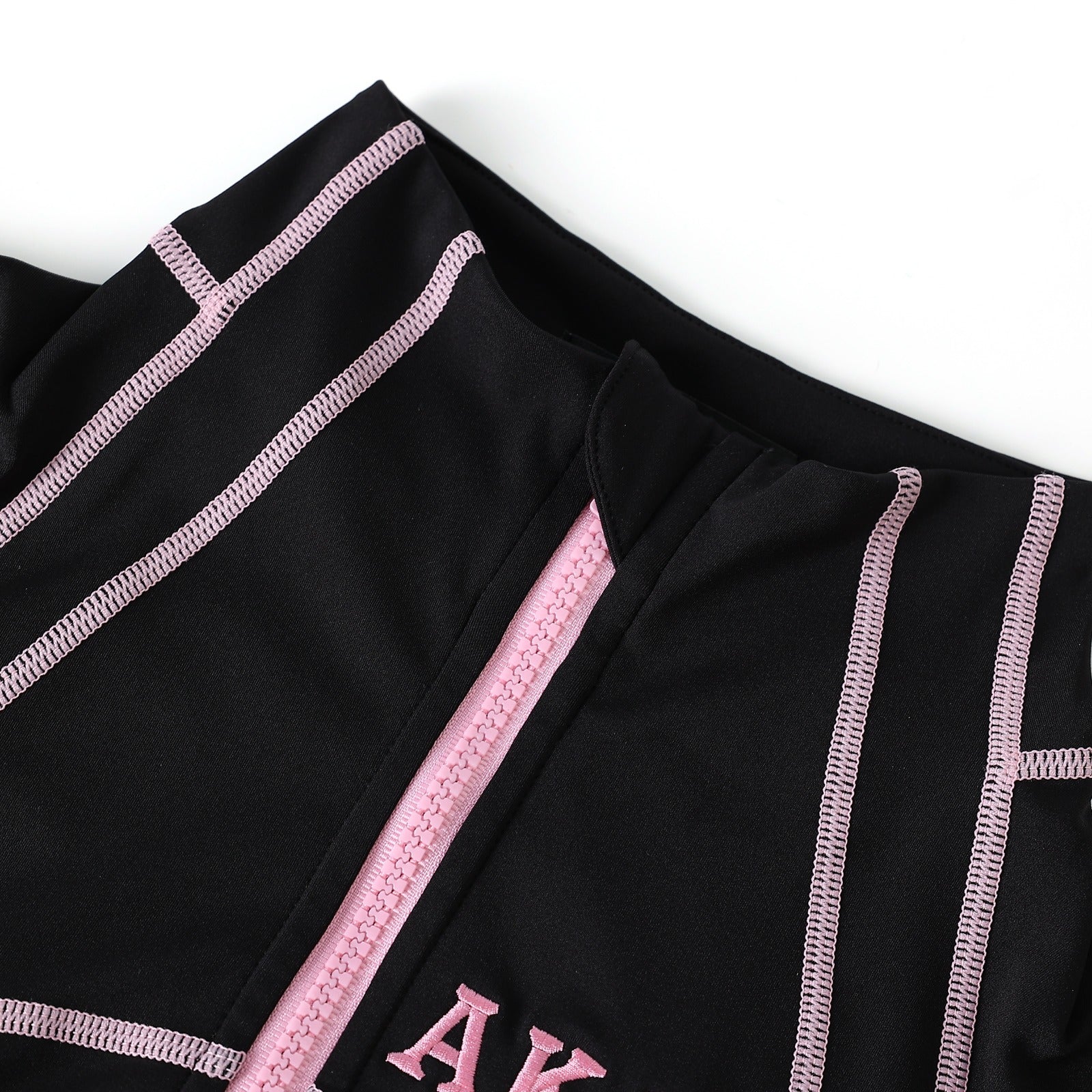 AKA Black Full Zip Yoga Jacket