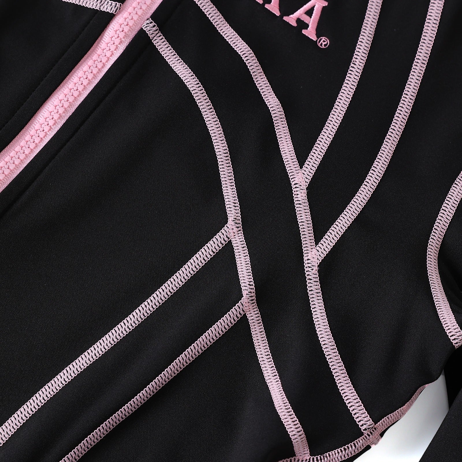 AKA Black Full Zip Yoga Jacket