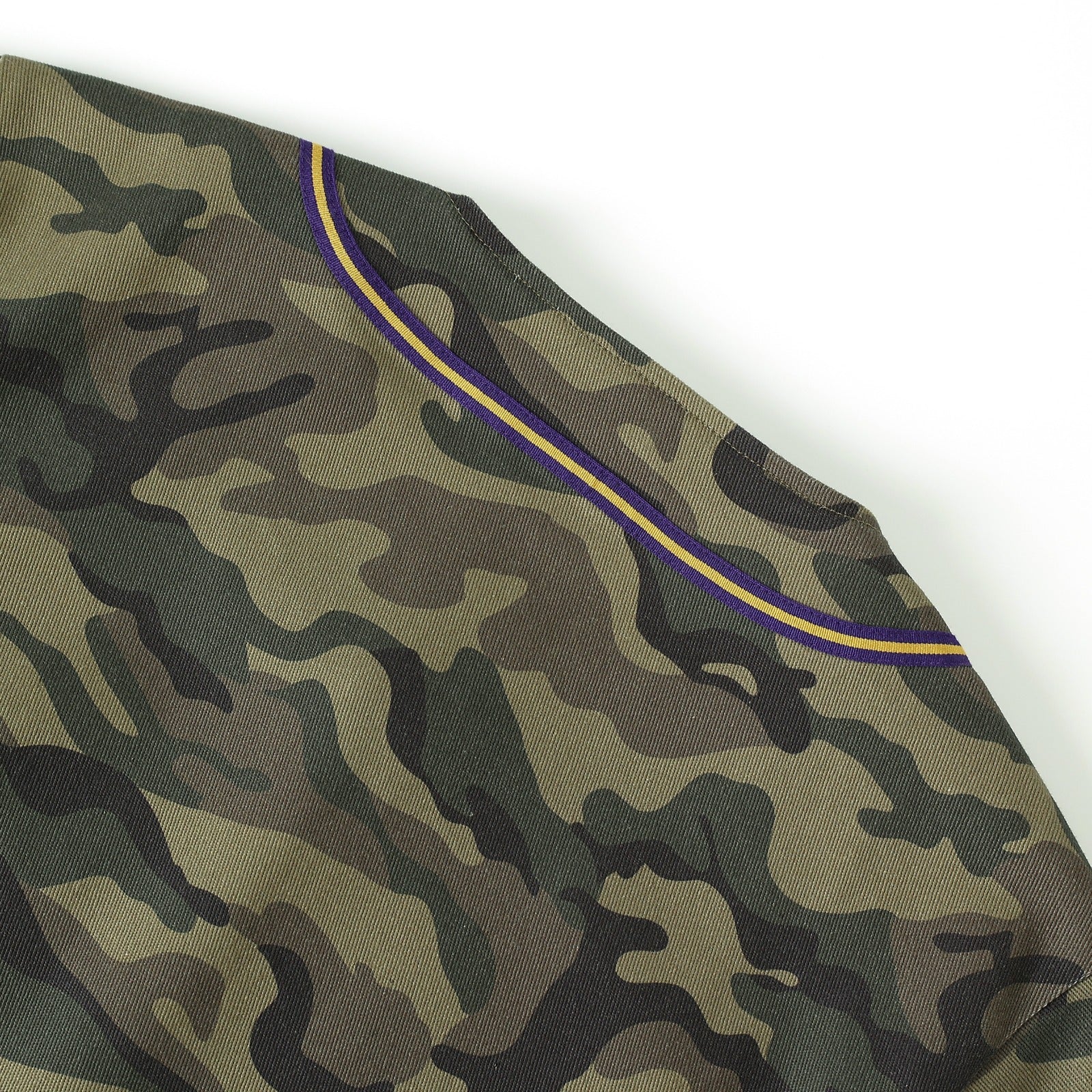 Omega Camo Button-Up Baseball Jersey