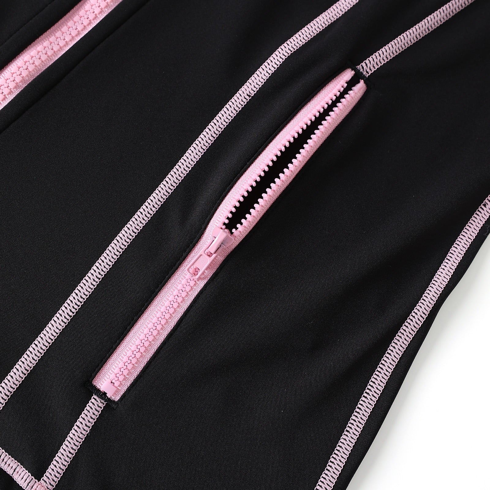 AKA Black Full Zip Yoga Jacket