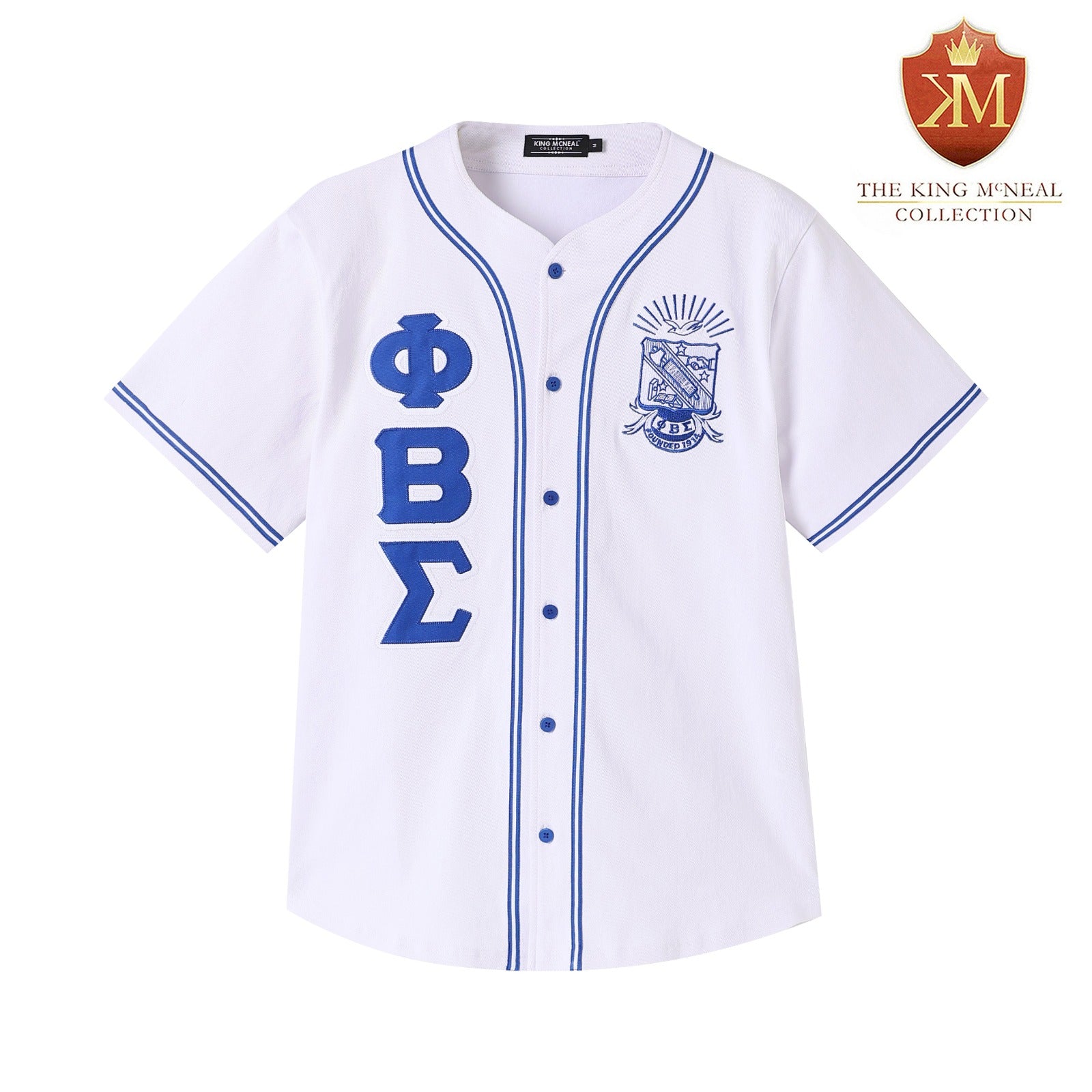 Sigma White Baseball Jersey