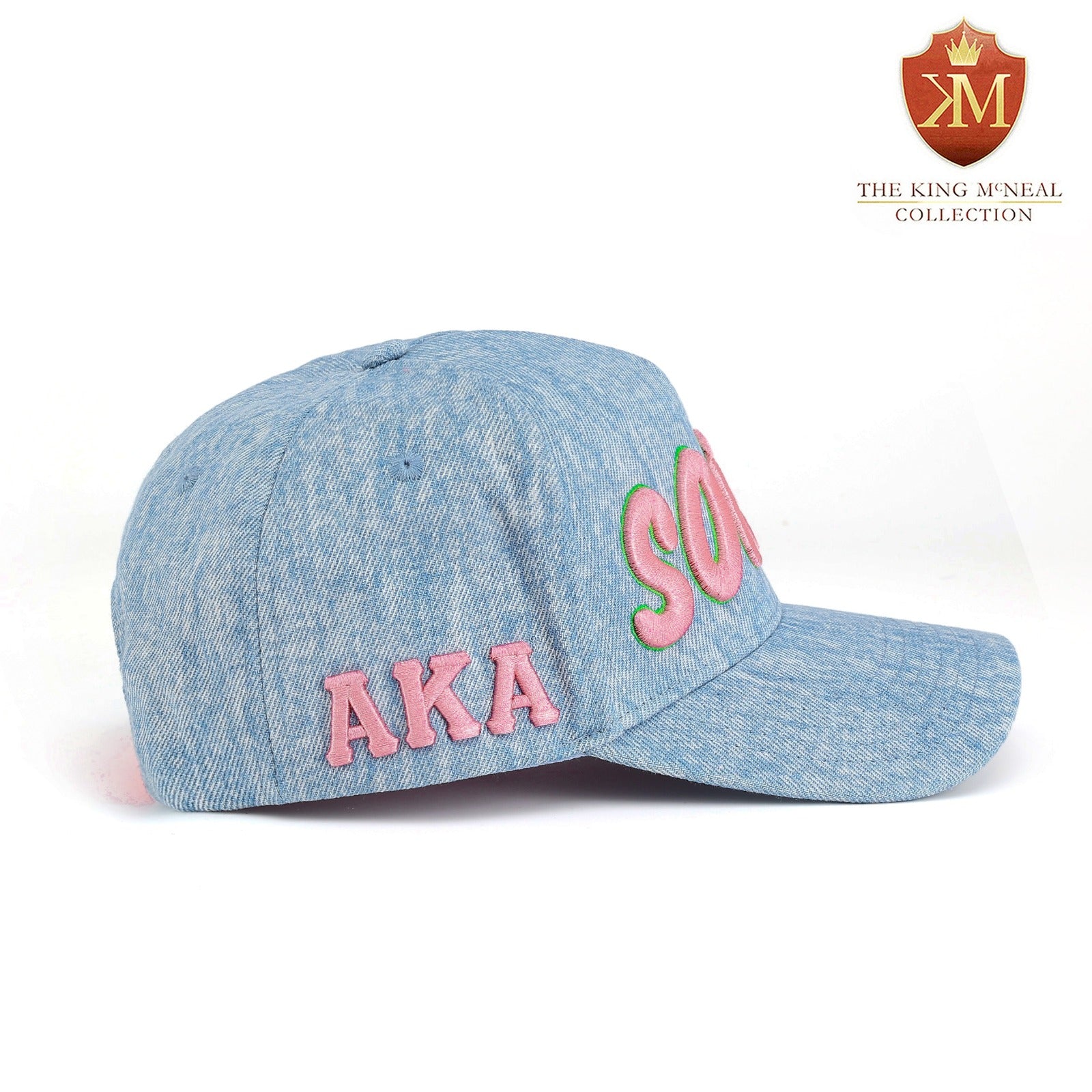 AKA Light Denim Soror Snapback Hat