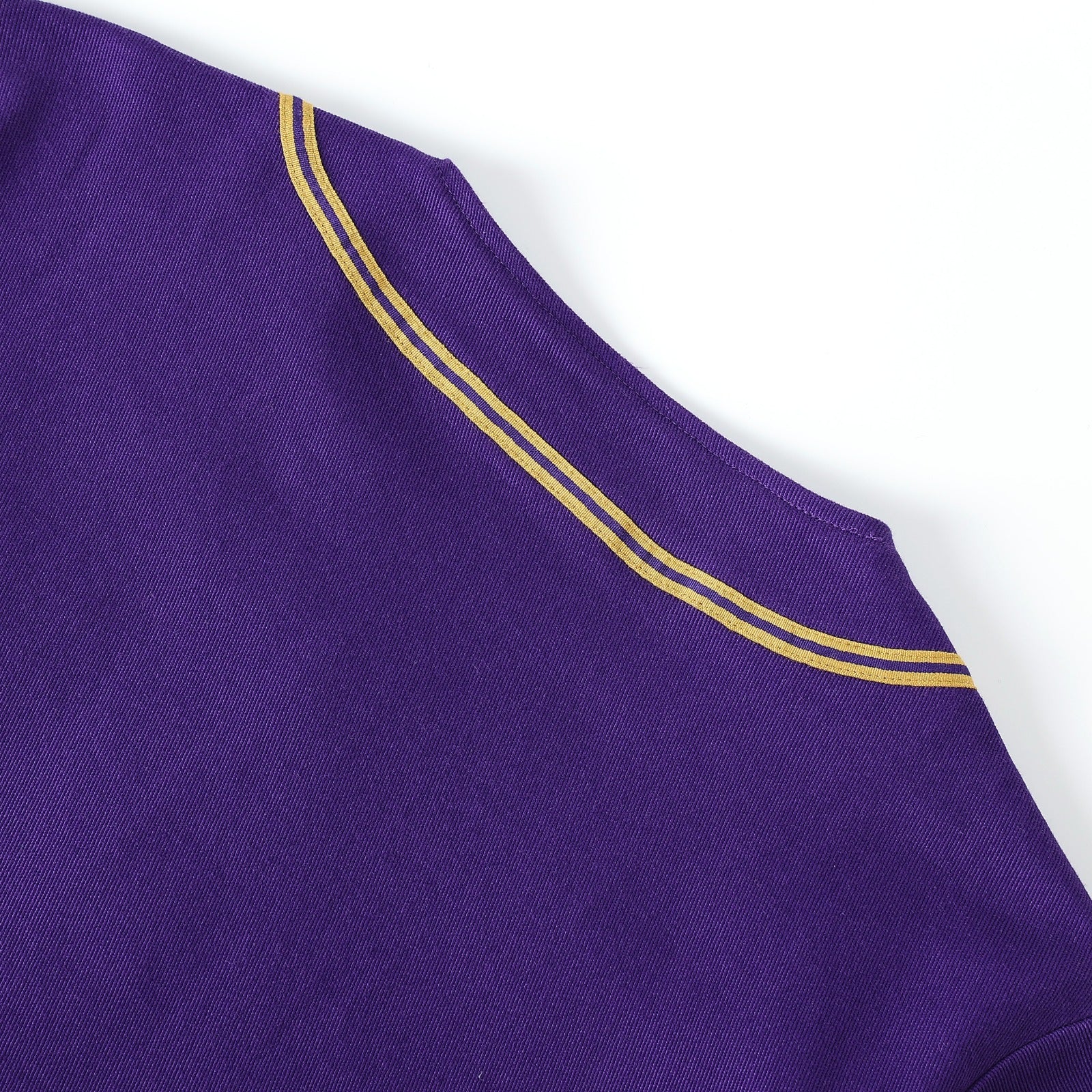 Omega Purple Button-Up Baseball Jersey