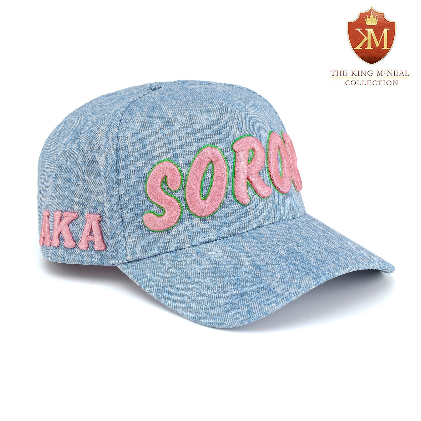 AKA Light Denim Soror Snapback Hat