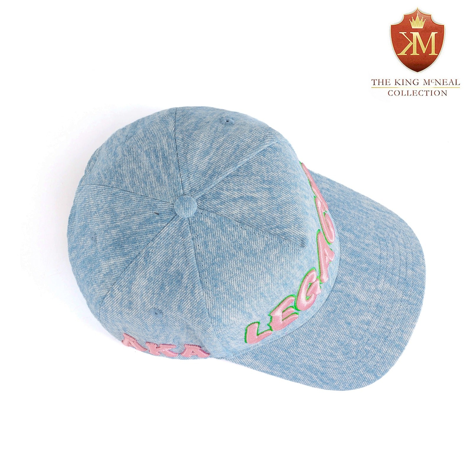 AKA Light Denim Legacy Snapback Hat