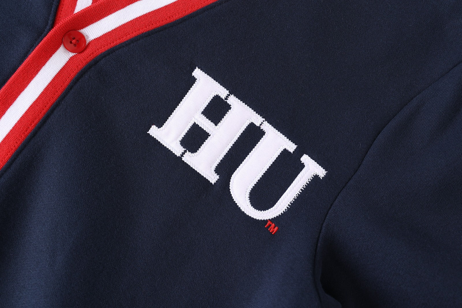 Howard University Blue Fleece Cardigan
