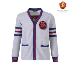 South Carolina State Heather Grey Fleece Cardigan