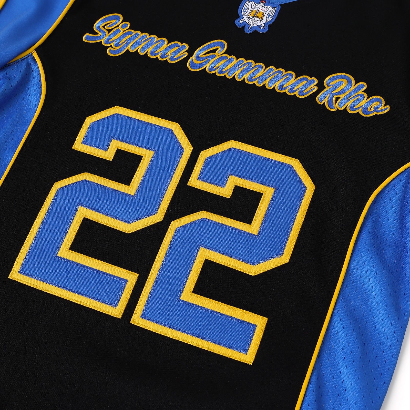 SGRho Black Football Jersey