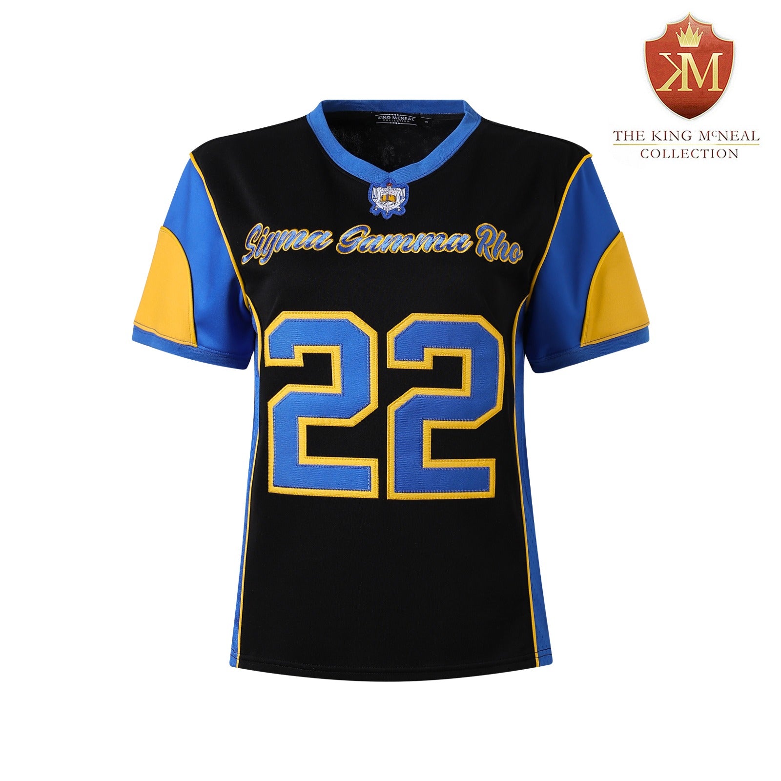 SGRho Black Football Jersey