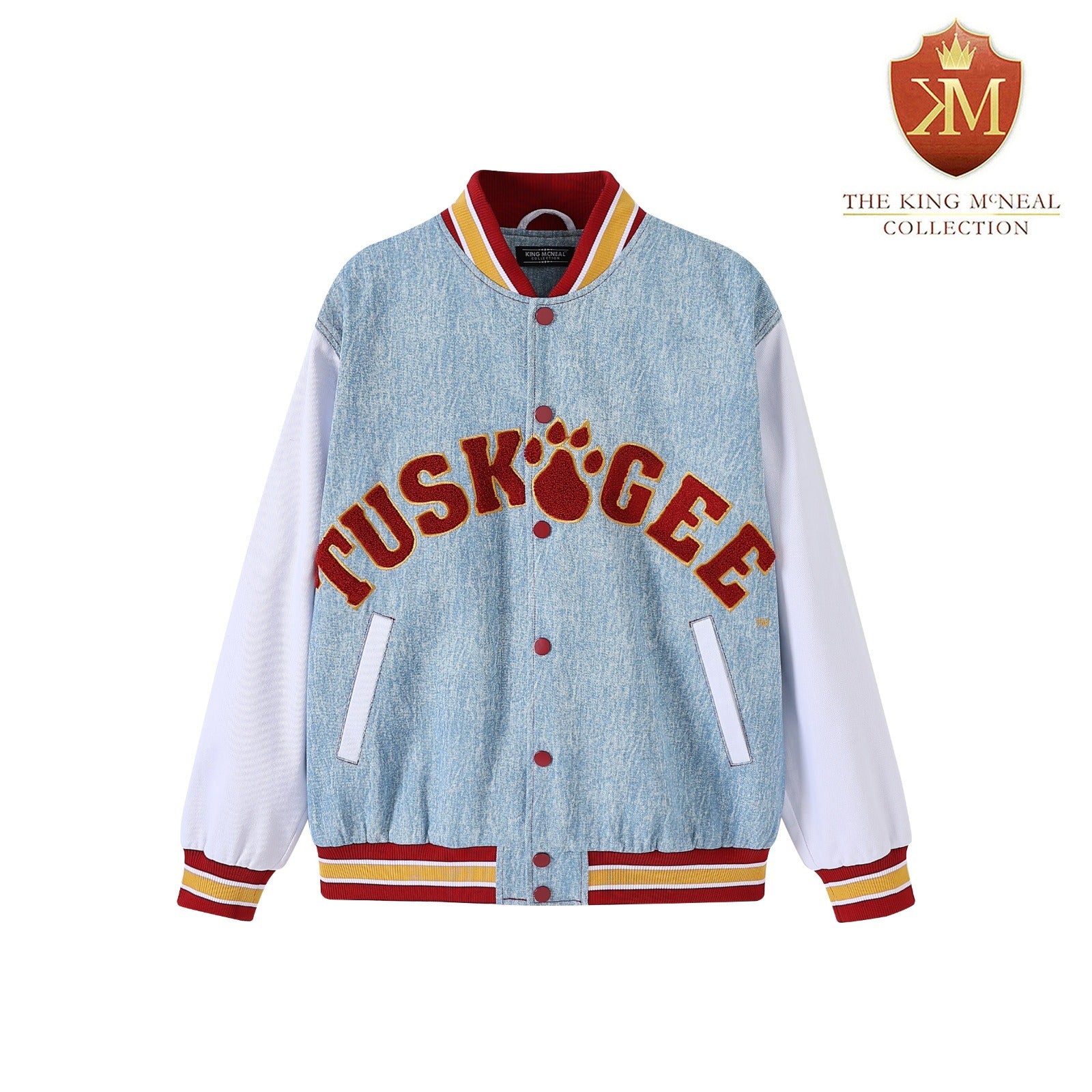 Tuskegee University Denim Bomber Jacket
