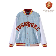 Tuskegee University Denim Bomber Jacket