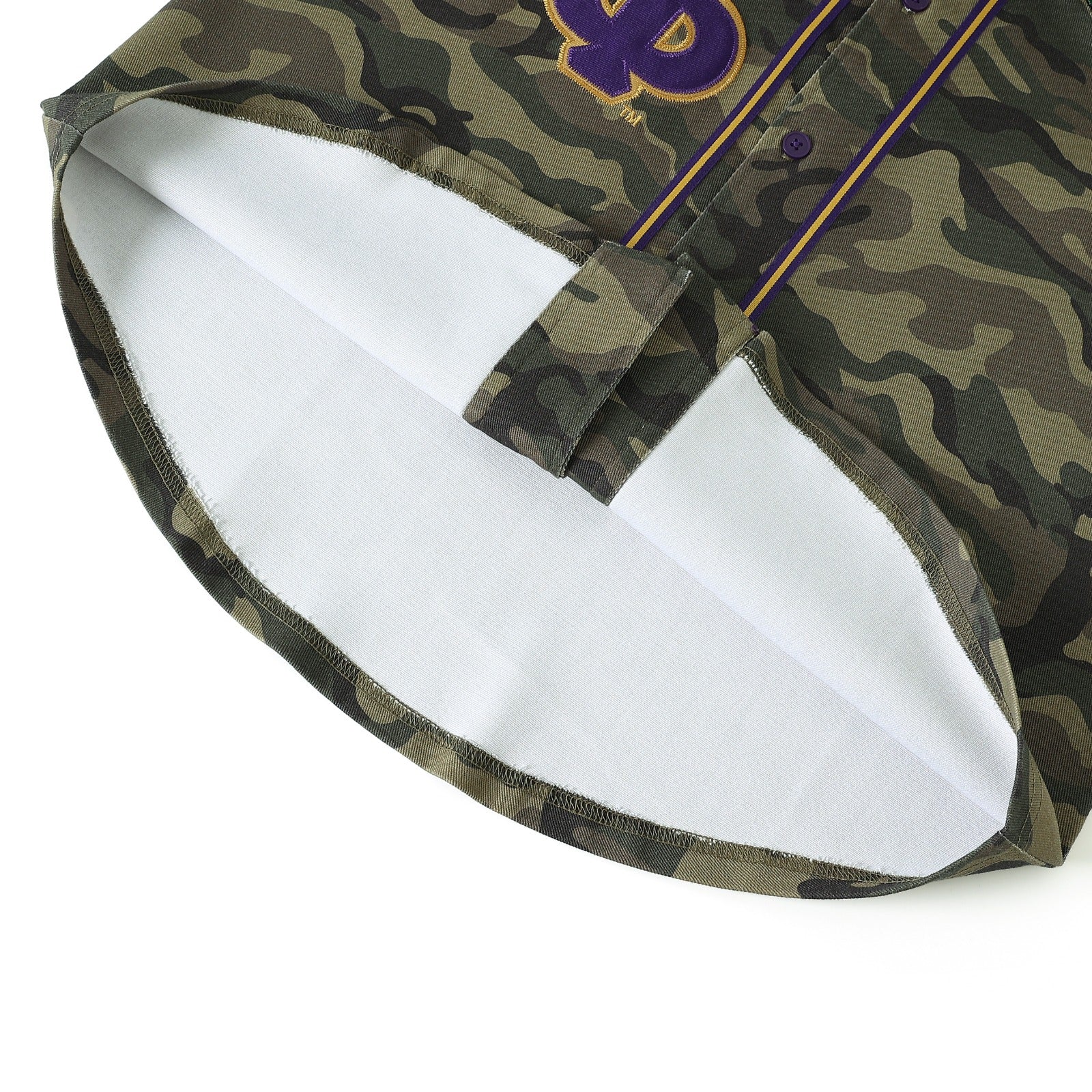 Omega Camo Button-Up Baseball Jersey
