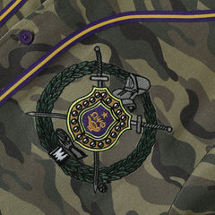 Omega Camo Button-Up Baseball Jersey