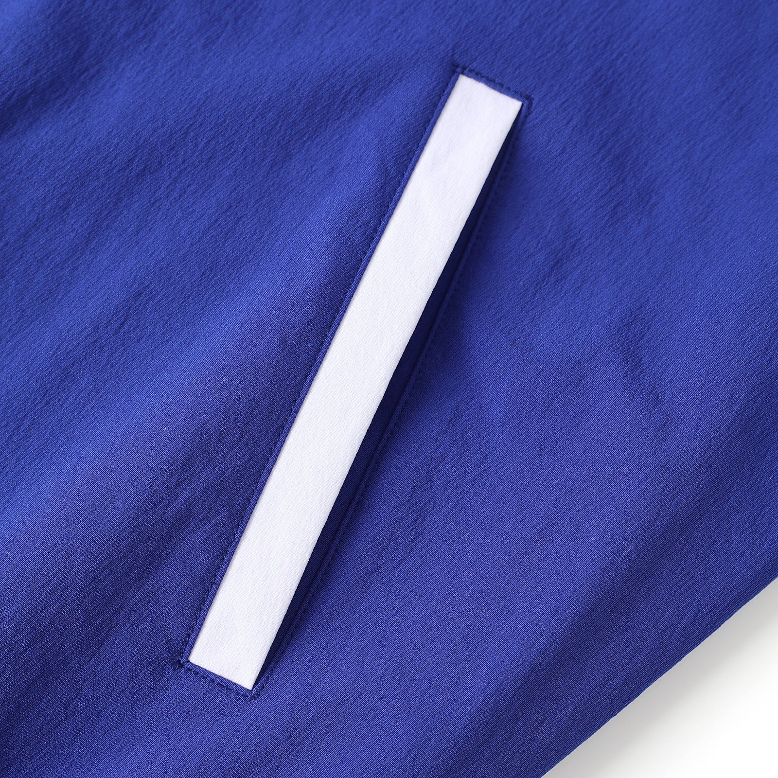 Zeta Blue Full Zip Windbreaker Tech Jacket (Unisex)