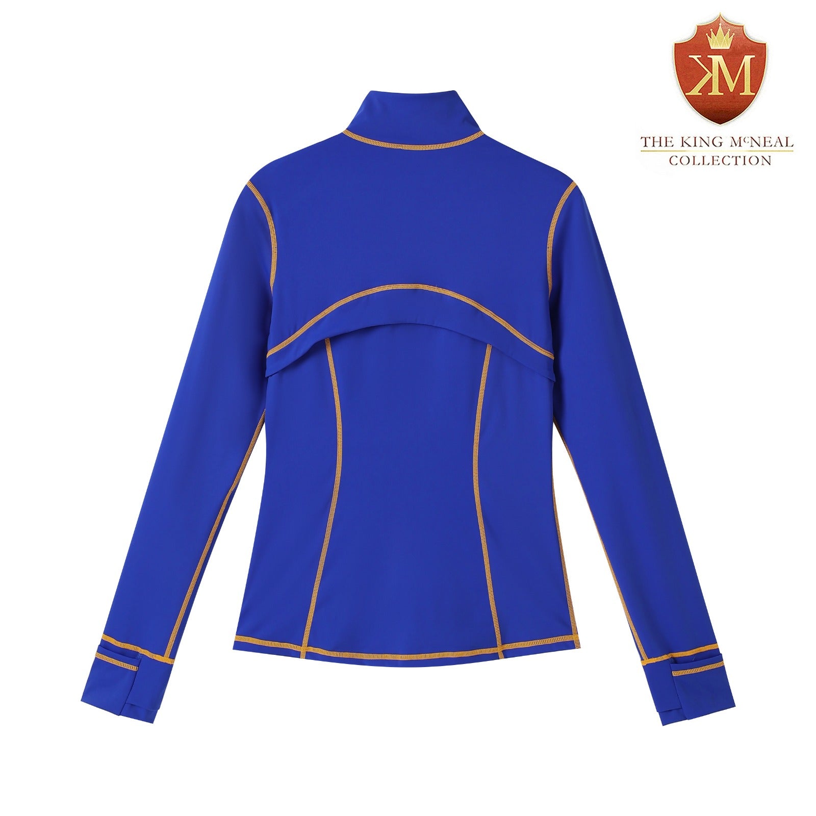 SGRHO Blue Full Zip Yoga Jacket